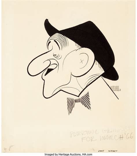 AL HIRSCHFELD, Jimmy Durante, 1966