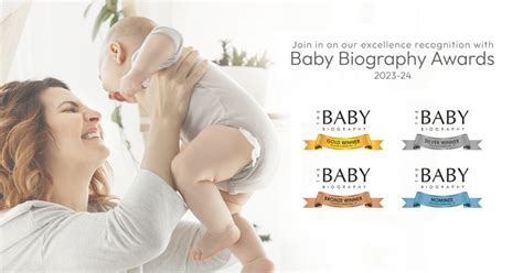 The Baby Biography Awards winners 2023 - The Baby Biography