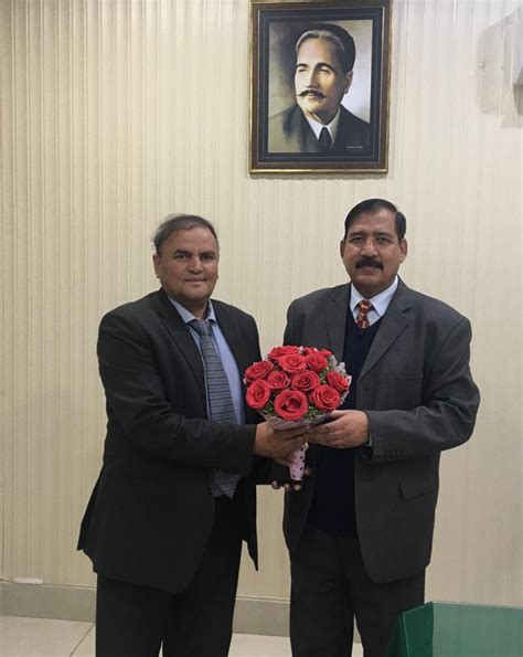 Chaudhary Nazar Hussain Chairman Ajandk Board Mirpur Applauds Brigadier