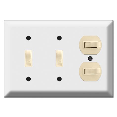 Horizontal Flip Toggle Light Switch Wall Plates