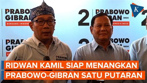 Ridwan Kamil Dikukuhkan Jadi Ketua Tkd Jabar Prabowo Hadir