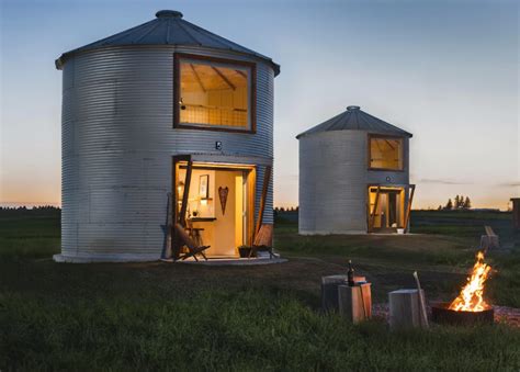 Clark Farm Silos Scenic Mountain Views Kalispell Silo House