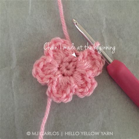 Free Crochet 5 Petal Flower Patterns Best Flower Site