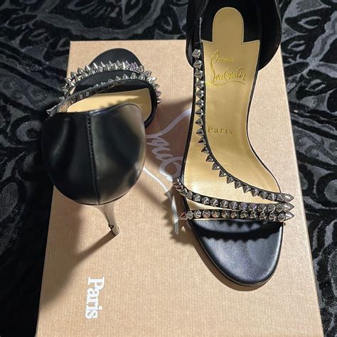 Black Spiked Christian Louboutin Heels Gem