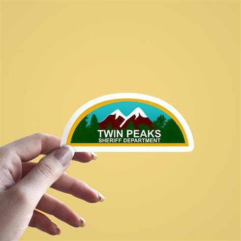 Twin Peaks Sticker Etsy