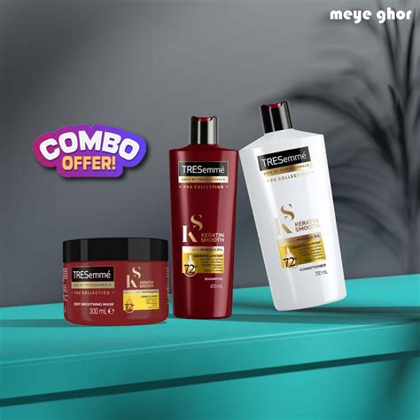 Tresemmé Keratin Smooth Conditioner Keratin Smooth Shampoo And Keratin Smooth Deep Smoothing