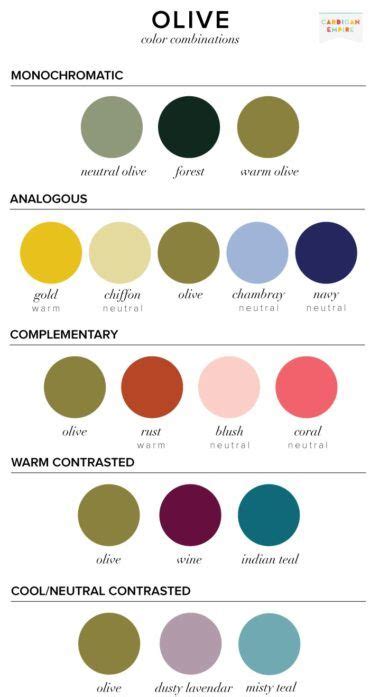 Olive Skin Color Palette