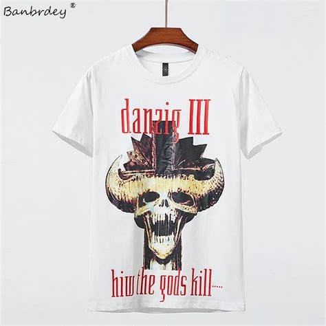 Buy Retro Heavy Metal Printed Rock And Roll T Shirt