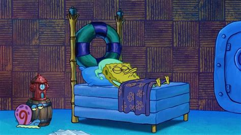 Spongebob Sleeping In Bed