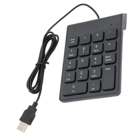 FRA ZJCHAO Mini Clavier numérique USB Mini 18 touches pavé numérique