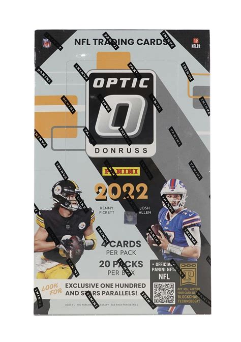 2022 Panini Donruss Optic Football Retail 20 Pack Box Da Card World