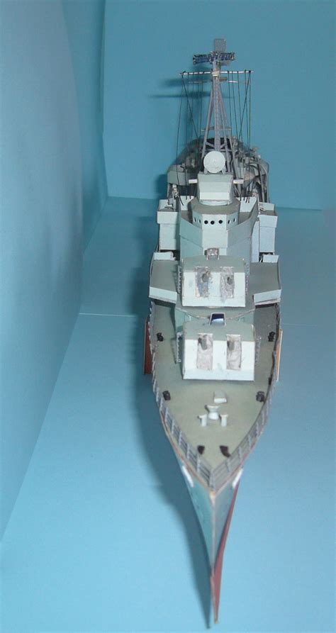 1/200 Gearing Class Destroyer USS Higbee DDR 806 Paper Model - EcardModels