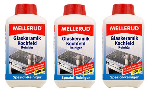 3x MELLERUD Glaskeramik Kochfeld Reiniger 0 5 L Ceranfeldreiniger EBay