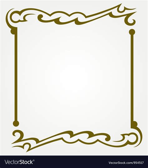 Decorative Frames Royalty Free Vector Image Vectorstock