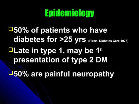 Diabetic POLYNEUROPATHY