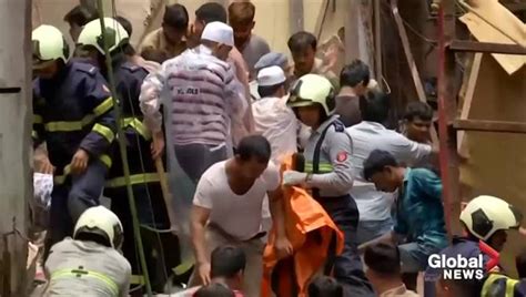 At Least 4 Dead Dozens Trapped Beneath Rubble After Mumbai Building