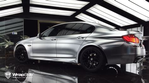 Bmw Silver Matt Chrome Wrap Wrapstyle