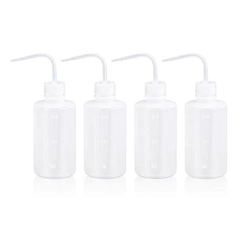 Chemical Wash Bottle Plastic Safety Lab Squeeze Wash Bottle LDPE With