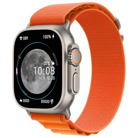 IWO Ultra 9 Max Laranja Smartwatch