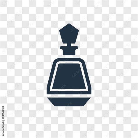 Perfume Bottle Vector Icon Isolated On Transparent Background Perfume