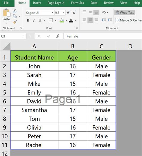return  normal view  excel spreadcheaters