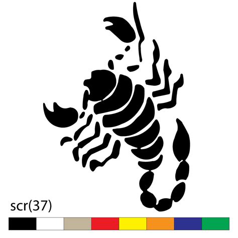 Stickers Motifs Scorpions Sticker Scorpion