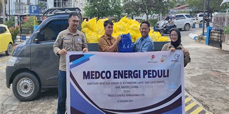 Peduli Warga Terdampak Banjir Medco Energi Bangkanai Salurkan 350