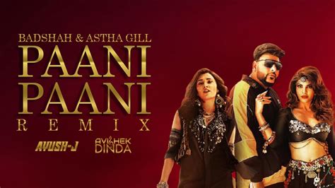 Paani Paani Remix Badshah Dj Avishek Dinda X Dj Ayush J