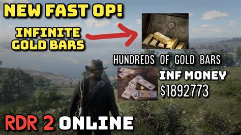 NEW OP INFINITE GOLD BARS MONEY XP GLITCH RDR2 ONLINE RED DEAD