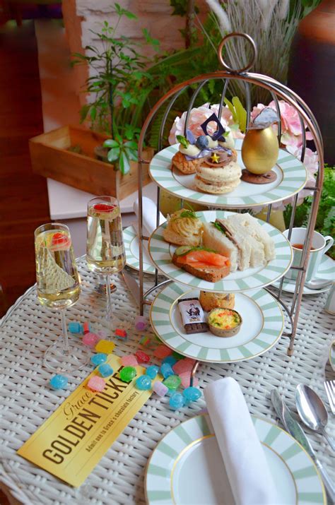 Willy Wonka Chocolate Inspired Afternoon Tea