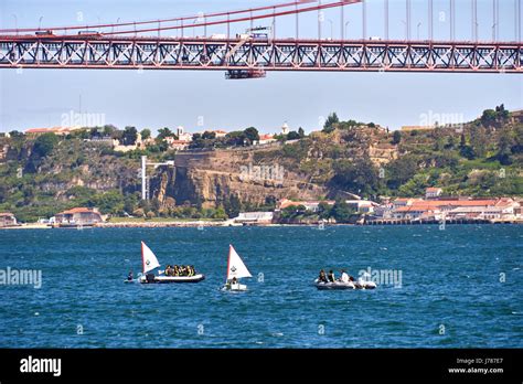 The De Abril Bridge Ponte De Abril Th Of April Bridge Is A