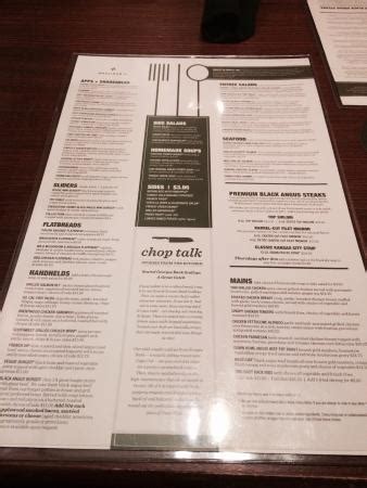 houlihan's menu