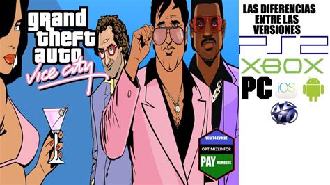 Las Diferencias Entre Las Versiones De GTA Vice City 2020 YouTube