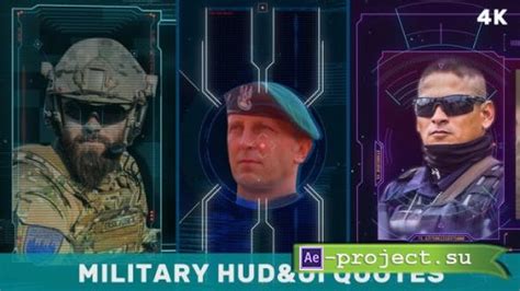 Videohive Military Hud Ui Quotes Project For After