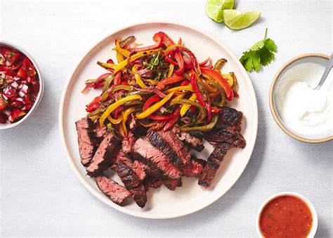 Easy Fajita Recipe With Grilled Marinated Skirt Steak