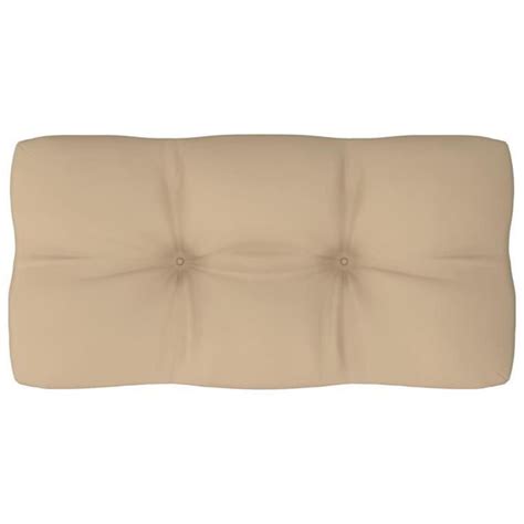 Dilwe Coussin De Canap Palette Beige X X Cm Cdiscount Maison