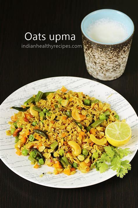 Oats Upma Recipe How To Make Oats Upma Swasthi S Recipes