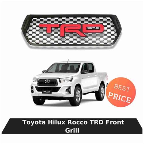 Toyota Hilux Revo 2016 To 2020 Front Rocco Grill Mesh Black Shaharyar