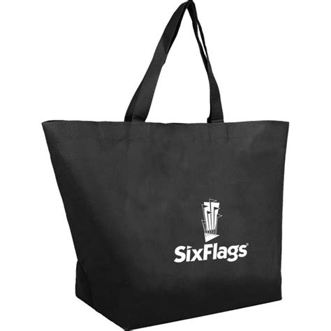 Printed Eco Non Woven Shopping Totes Ink Imprint