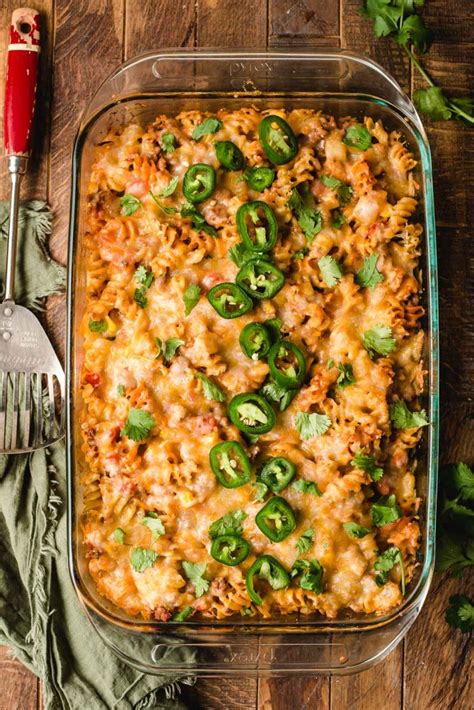 Taco Pasta Casserole Ground Beef Recipes