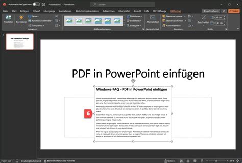 PDF in Powerpoint einfügen Windows FAQ