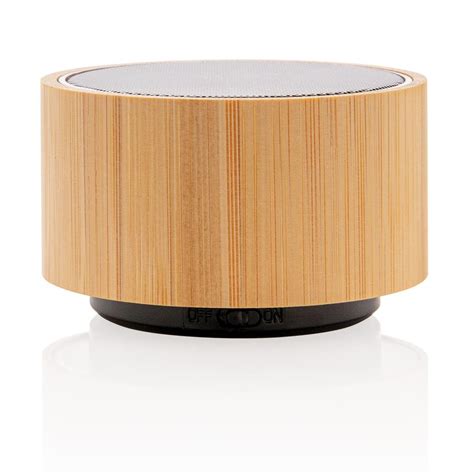 Xd Collection Bamboo Wireless Speaker Printsimple