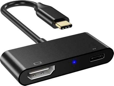 Usb C Hdmi Adapter 2 In 1 Cableglaxay Usb C To Hdmi And Pd Adapter