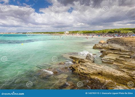 Es Trenc beach, Mallorca stock image. Image of nature - 143793115