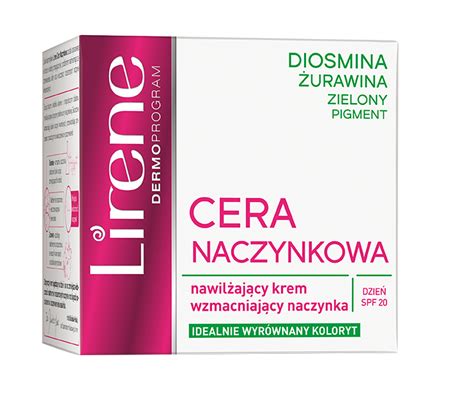 Krem Lirene Cera Naczynkowa Wzmacniaj Cy Naczynka Spf Na Dzie Ml