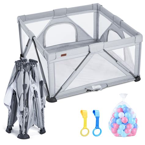 Baby Playpen Foldable Playard For Babies And Toddlers Portable