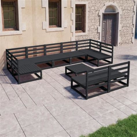 Star Meuble De Patio Luxueux Salon De Jardin Pcs Bois De Pin Massif