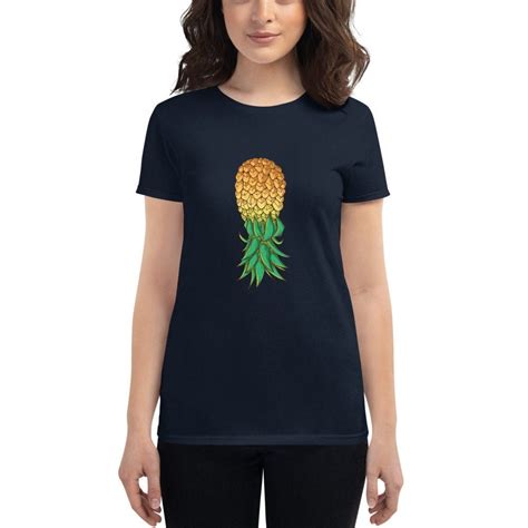 UPSIDE DOWN PINEAPPLE Shirt Sexy Swinger Tshirt Hall Pass Etsy