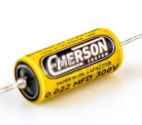 Конденсатор Emerson Paper in Oil Tone Capacitor Yellow Cream