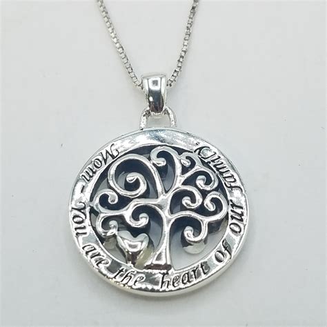 Buy The LArocks Sterling Silver Tree Of Life Mom Pendanet Necklace 6 0g